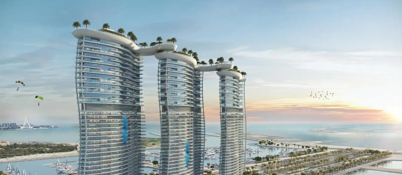 Роскошные резиденции в Damac Cavalli Dubai Harbour