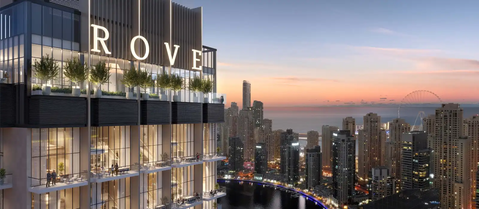 Luxury Homes at Rove Home at Dubai Marina, Dubai