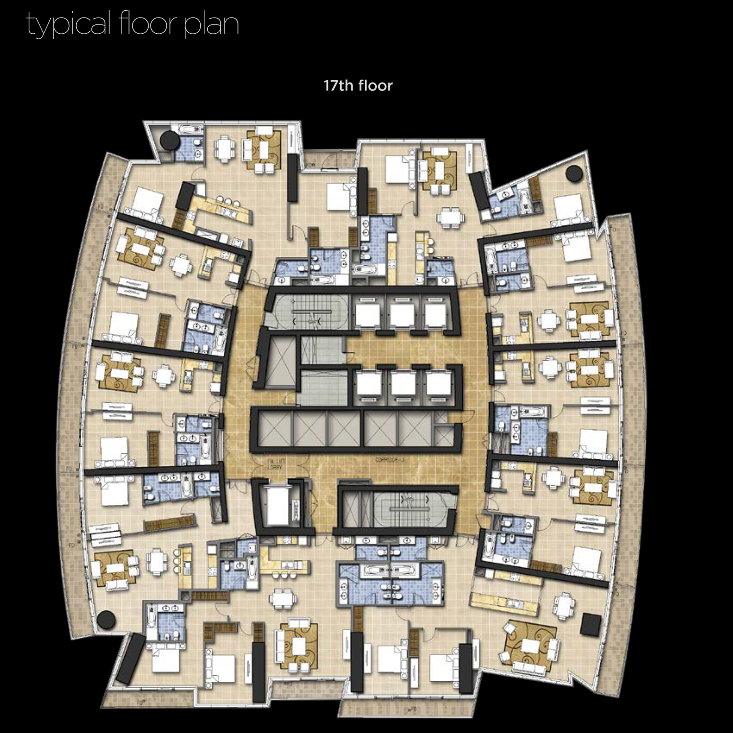 17th-Floor--Typical-Floor-Plan