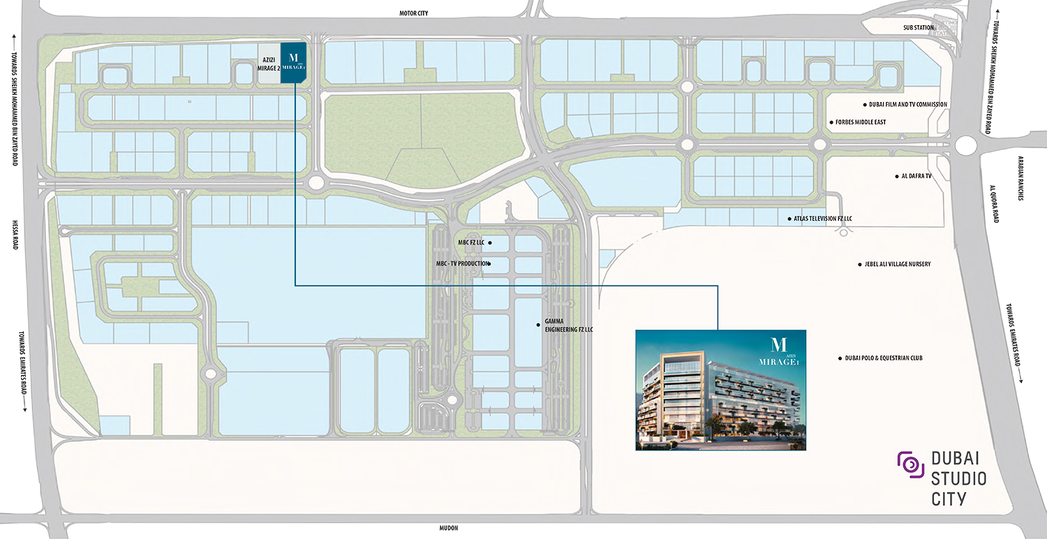 Azizi Mirage 1 Floor Plan Dubai Studio City