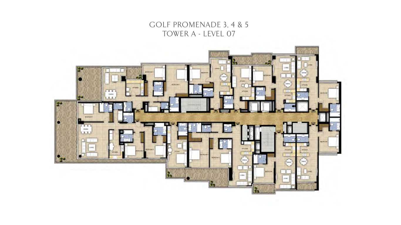 Tower A - Level 7 Golf Promenade 3, 4 & 5