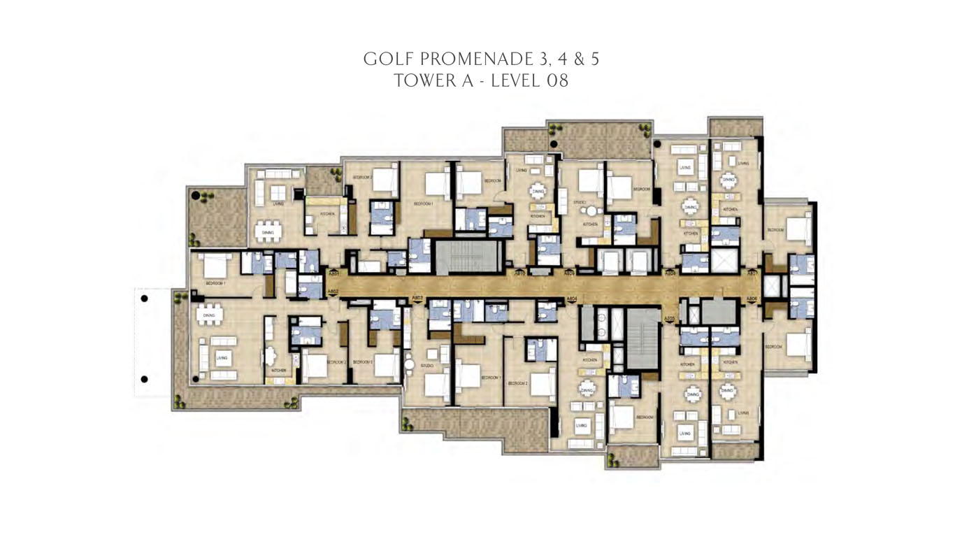 Tower A - Level 8 Golf Promenade 3, 4 & 5