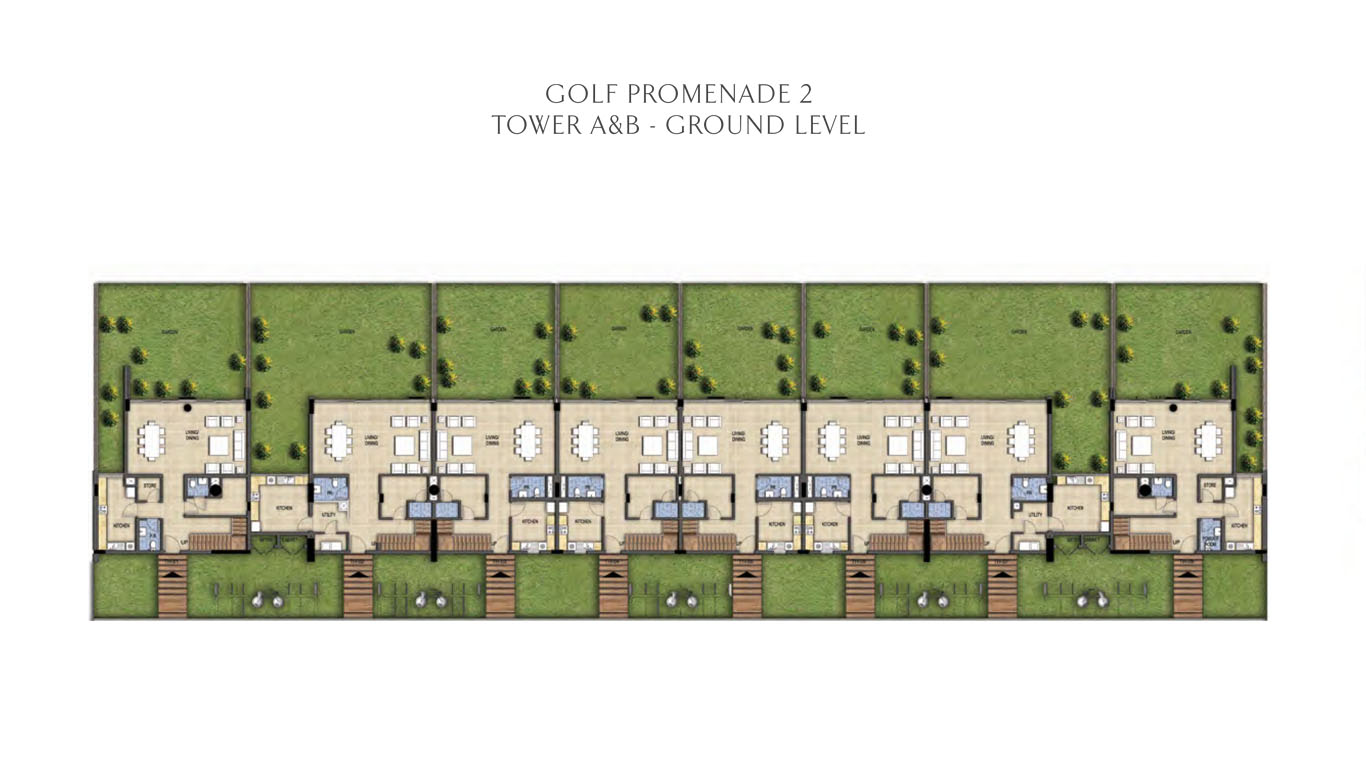 Tower A&B - Ground Level Golf Promenade 2