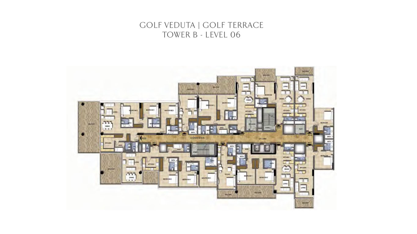 Tower B - Level 6 Golf Veduta - Golf Terrace