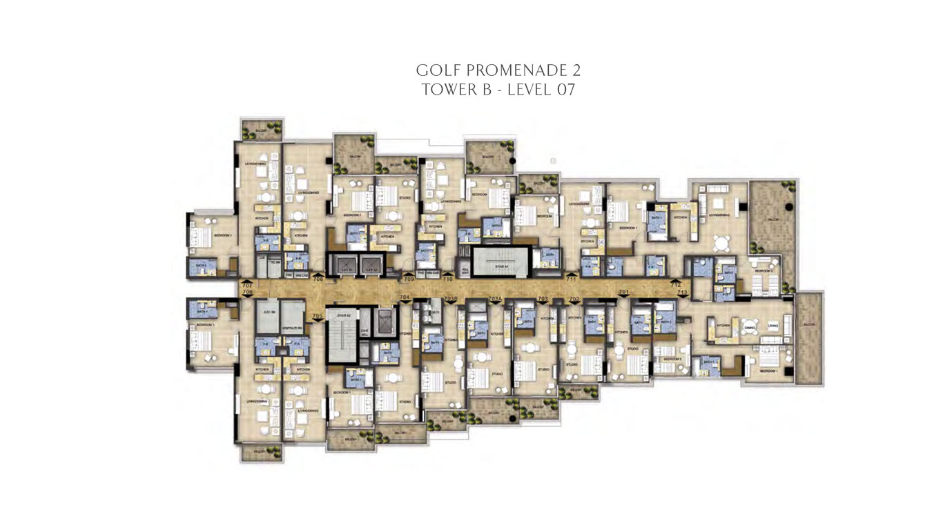 Tower B - Level 7 Golf Promenade 2