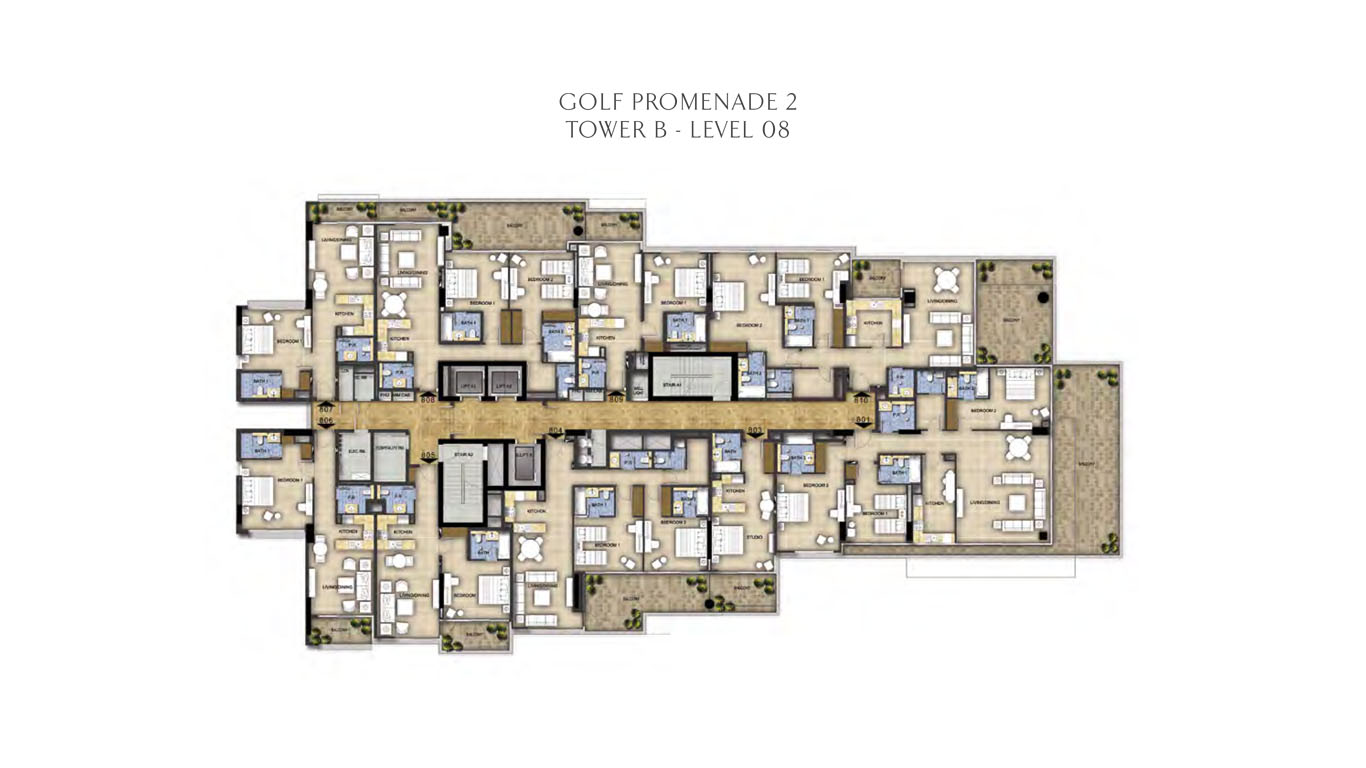 Tower B - Level 8 Golf Promenade 2
