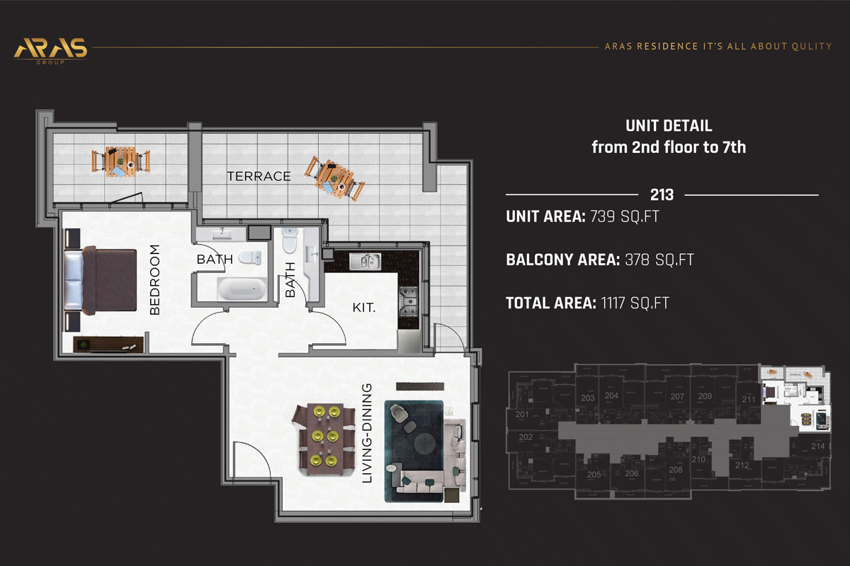 Unit 2nd Floor to 7th
