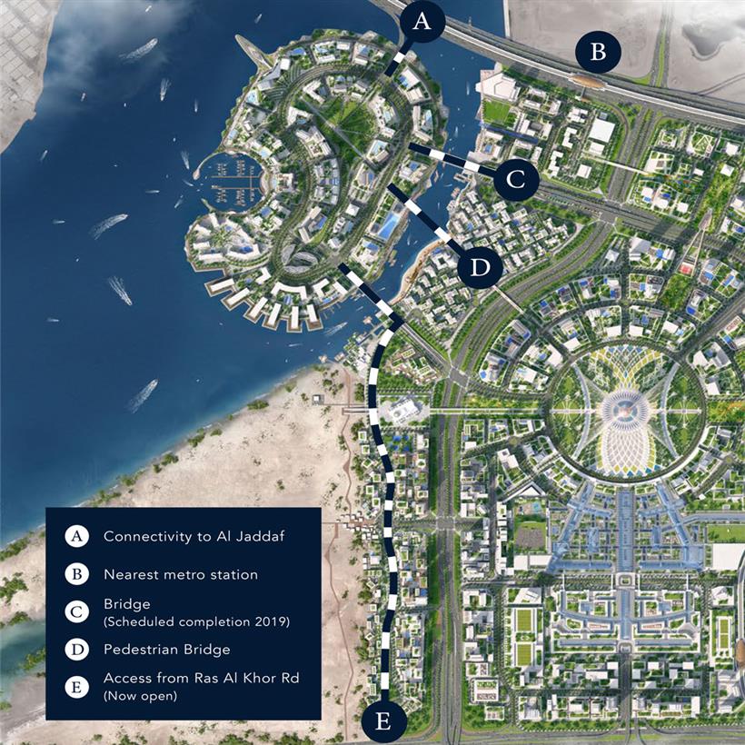 Royale Edge Master Plan at Creek Island, Dubai Creek Harbour