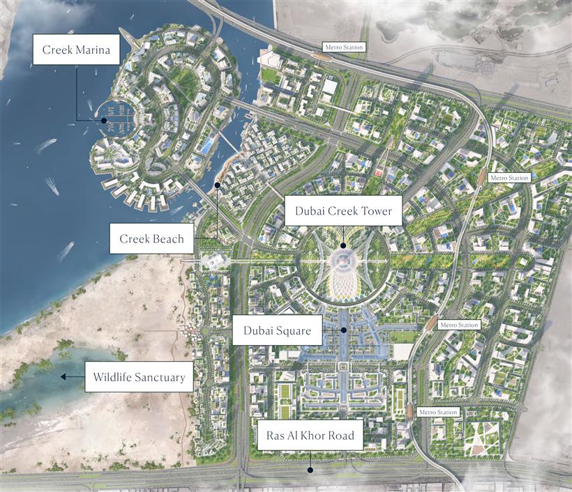 Creek Marina by Emaar at Dubai Creek Harbour - Master Plan