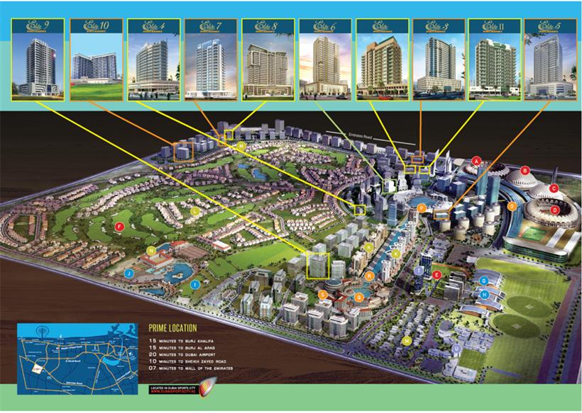 Dubai Sports City Master Plan